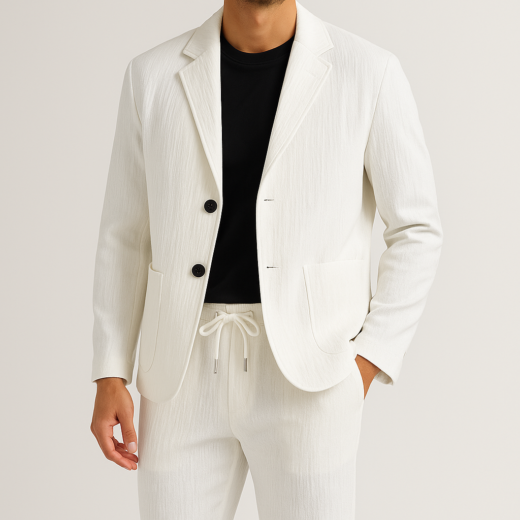 Alvari Linen Blazer Set