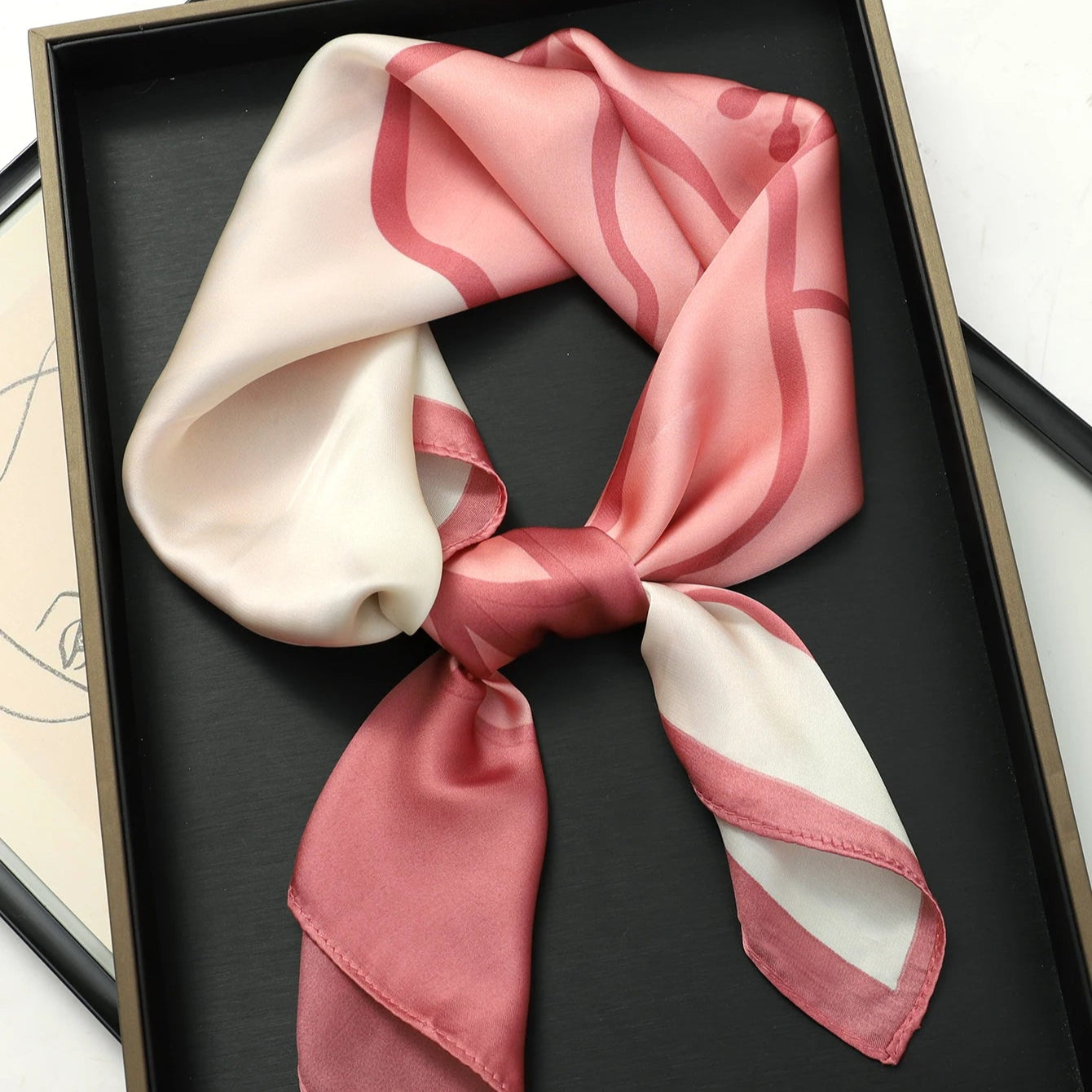 Veloura Silk Head Scarf