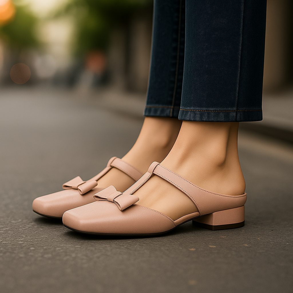 Alvera Leather Mules