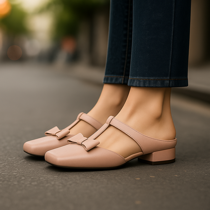 Alvera Leather Mules