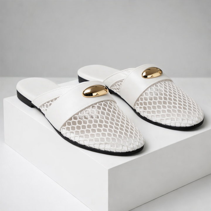 Arlena Leather Mules