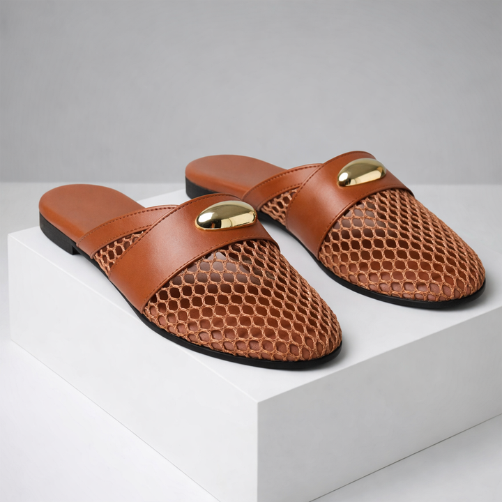 Arlena Leather Mules