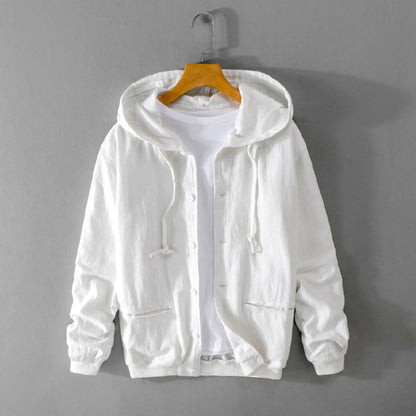 Akita Cotton Linen Hoodie