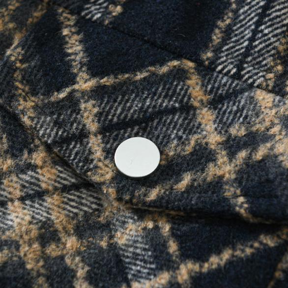 Vintage Amber Plaid Jacket