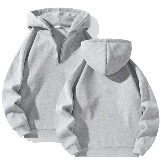 Half Zip Fleece Hoodie