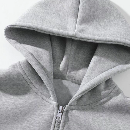 Half Zip Fleece Hoodie