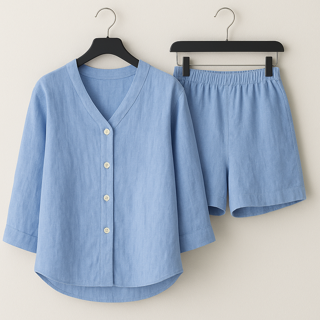 Solene Relaxed Linen Set