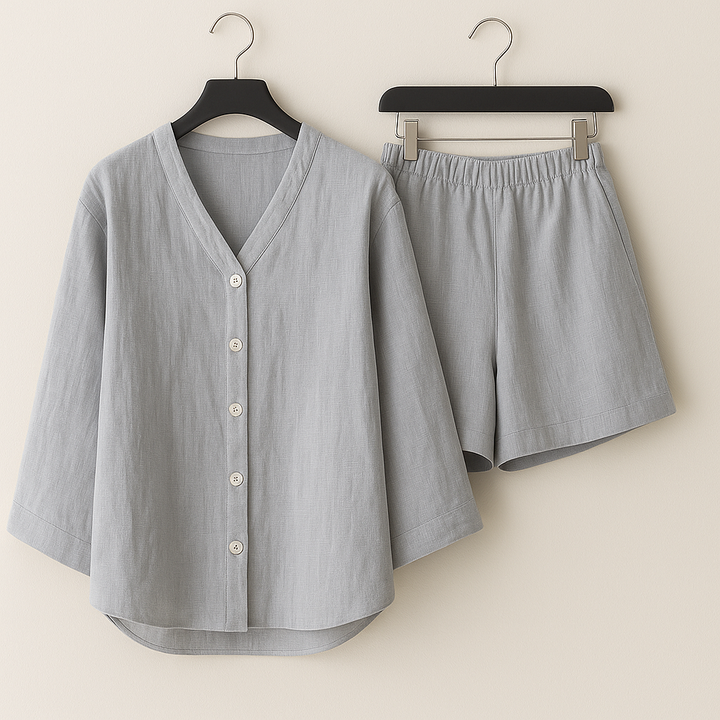 Solene Relaxed Linen Set