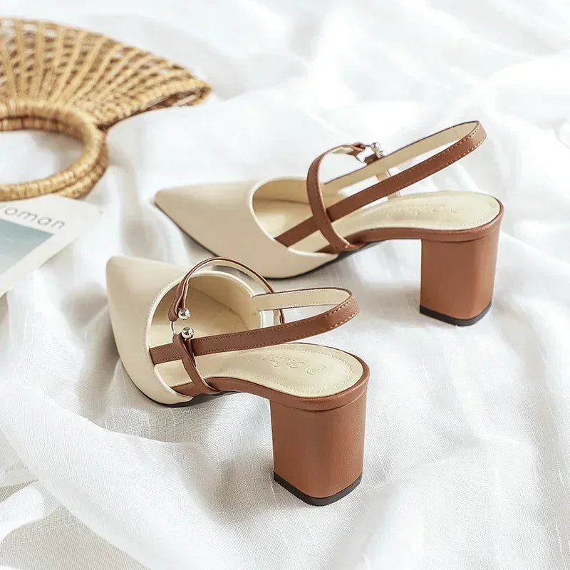 Amira Leather Heels