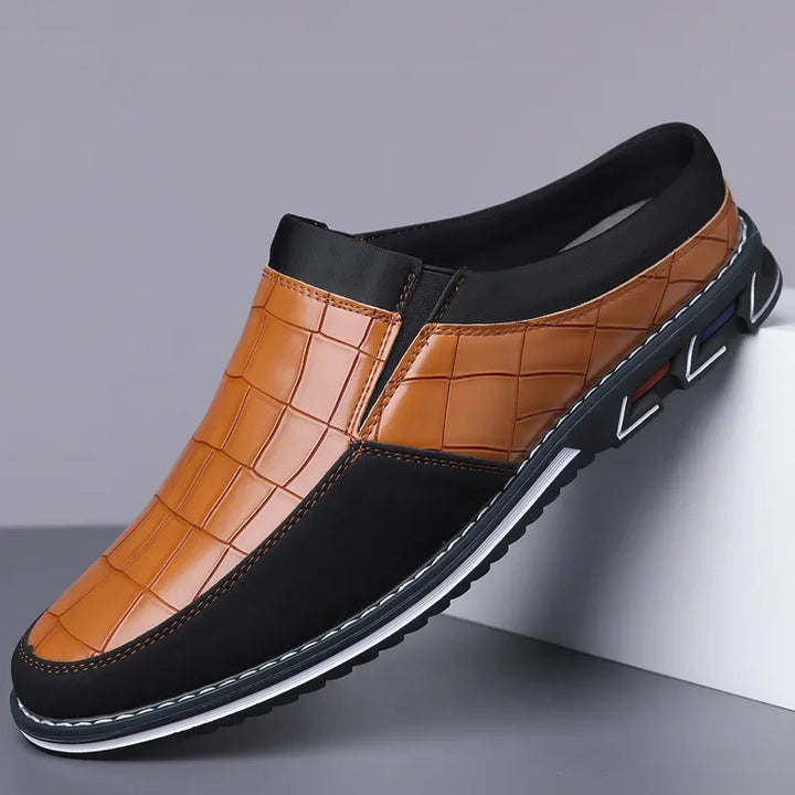 Cavari Leather Mules