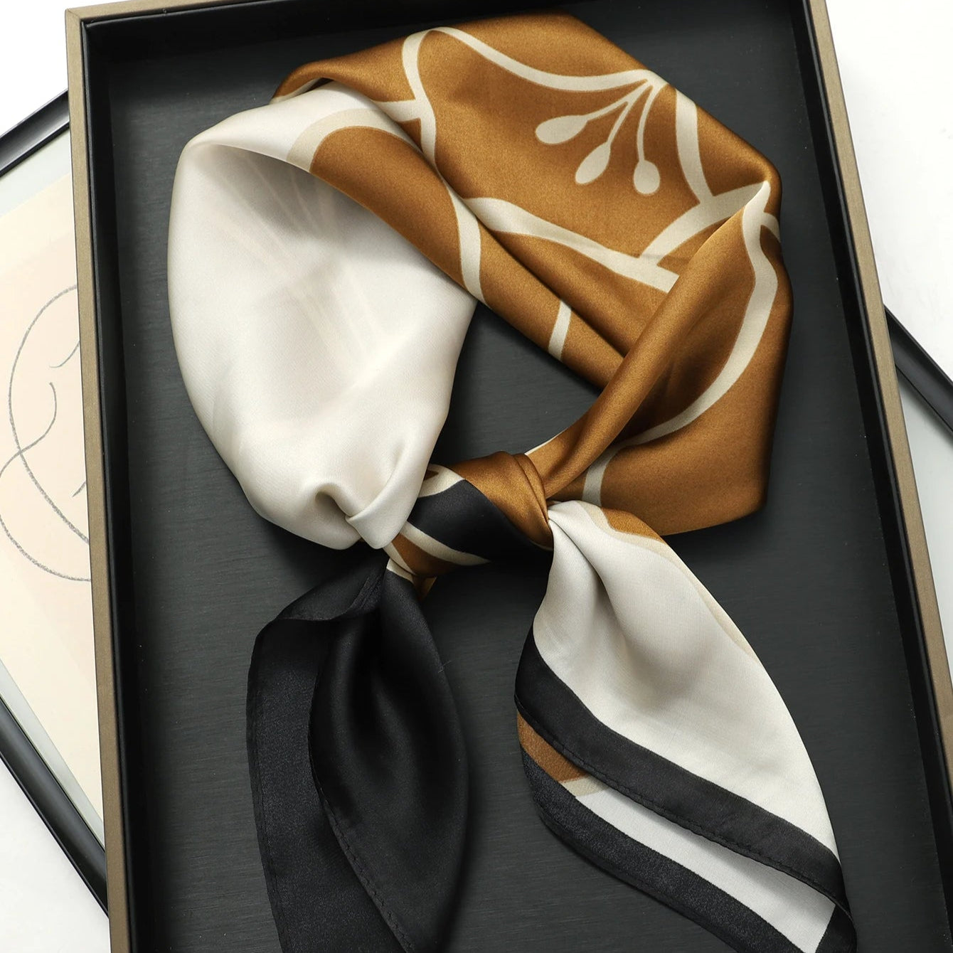 Veloura Silk Head Scarf