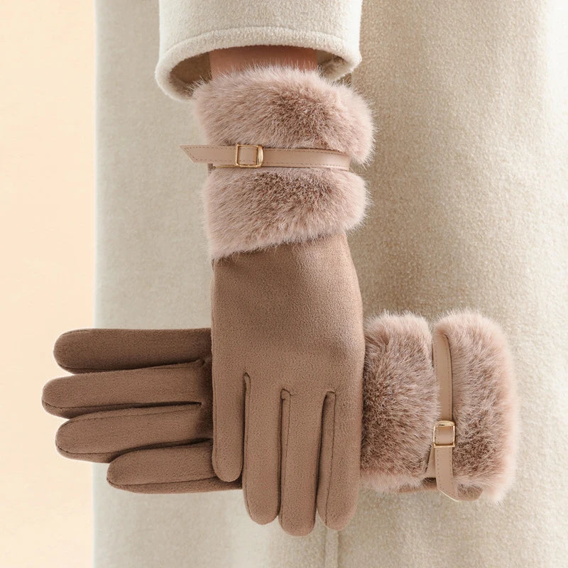 Aurelia Fur Gloves