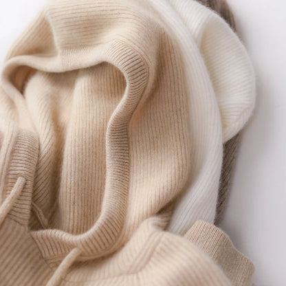 Elara Cashmere Hoodie