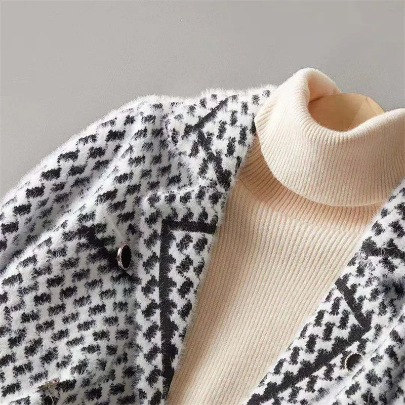 Celeste Houndstooth Jacket