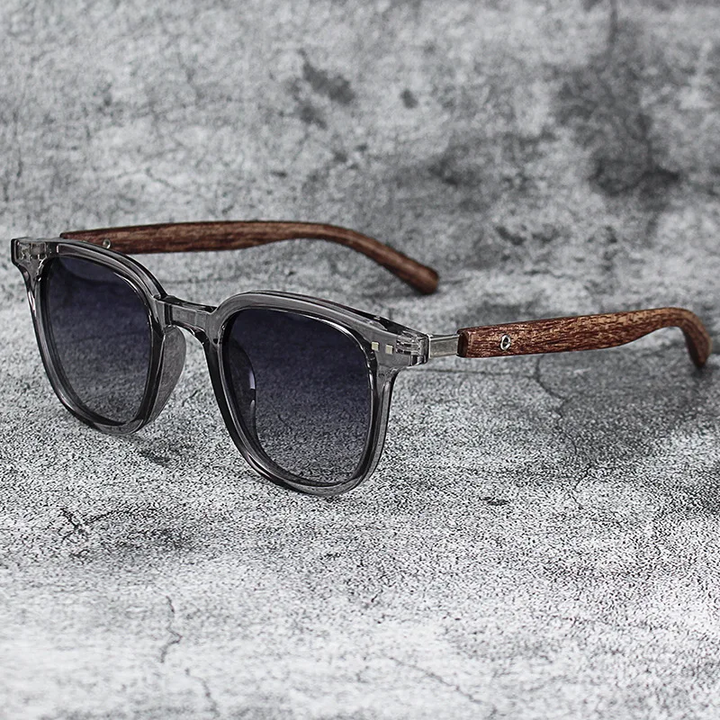 Polarized Wood Grain Sunglasses