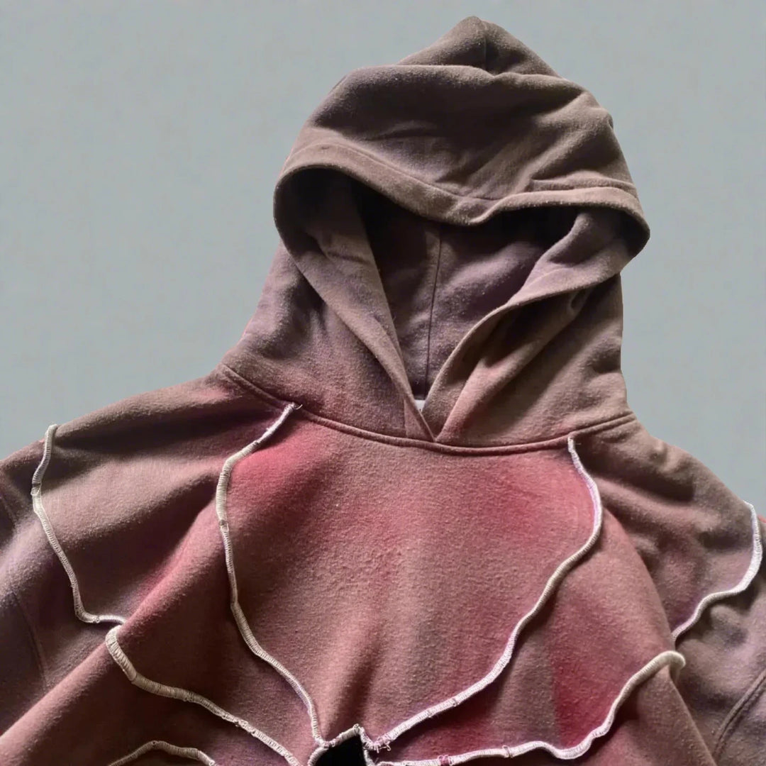 Harajuku Spider Patchwork Hoodie
