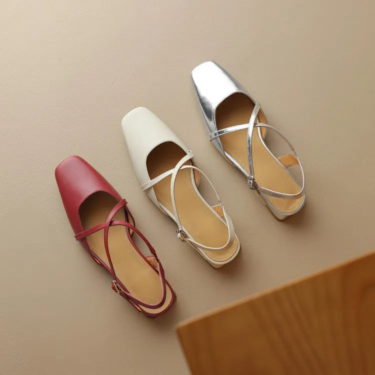 Mirelle Leather Flats