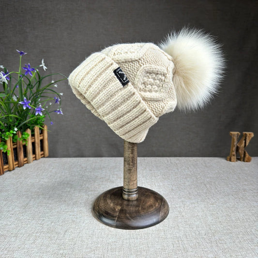 Clara Wool Knit Beanie