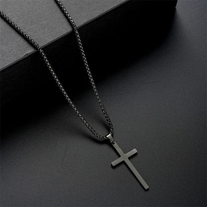 Titanium Cross Pendant Set