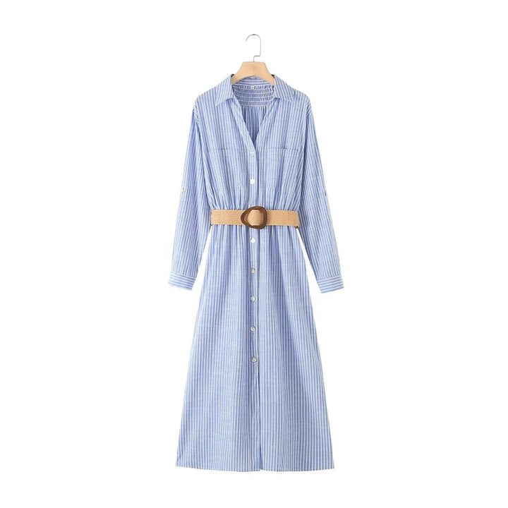 Solana Belted Midi Dress