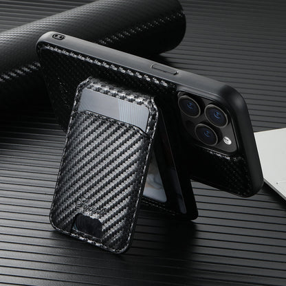 2 in 1 Carbon Fiber Wallet iPhone Case