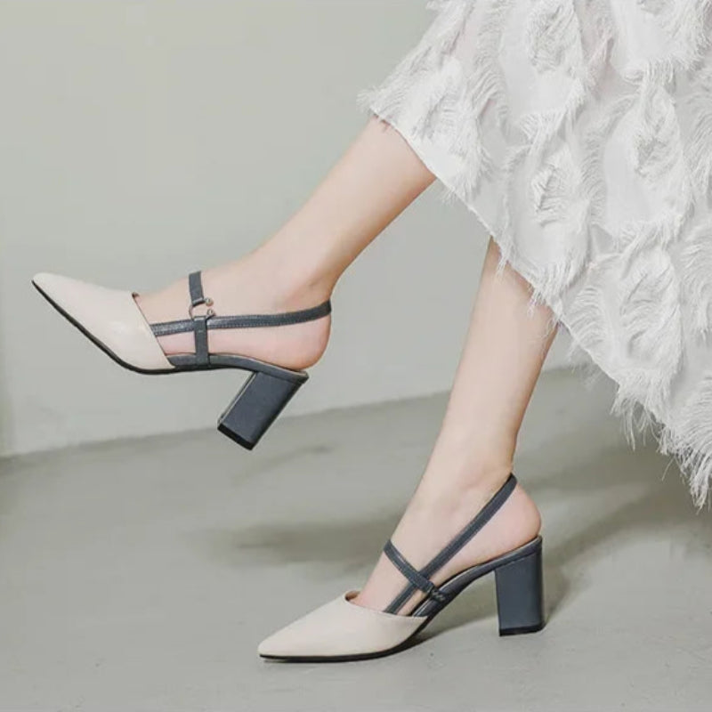 Amira Leather Heels
