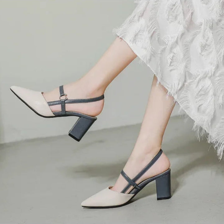 Amira Leather Heels