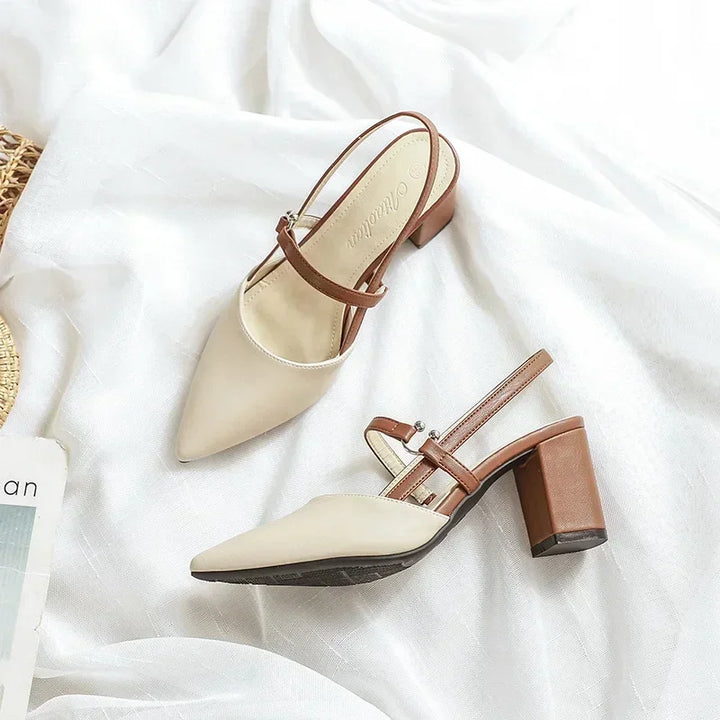 Amira Leather Heels
