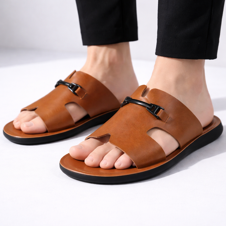 Averon Leather Sandals