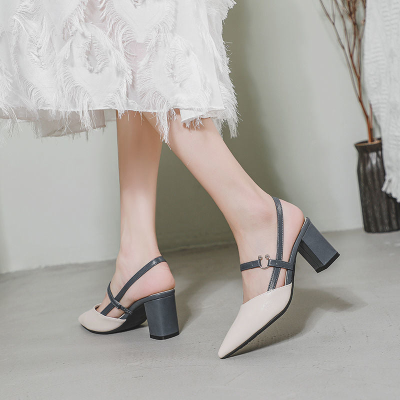 Amira Leather Heels