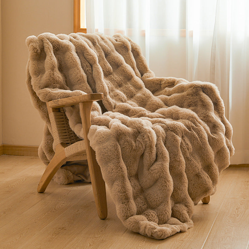 Faux Fur Plush Blanket
