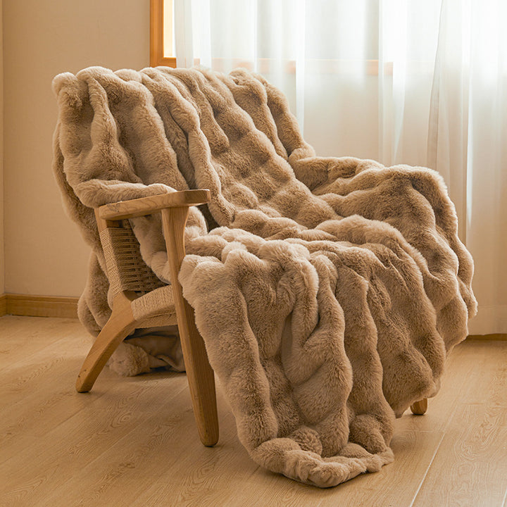 Faux Fur Plush Blanket