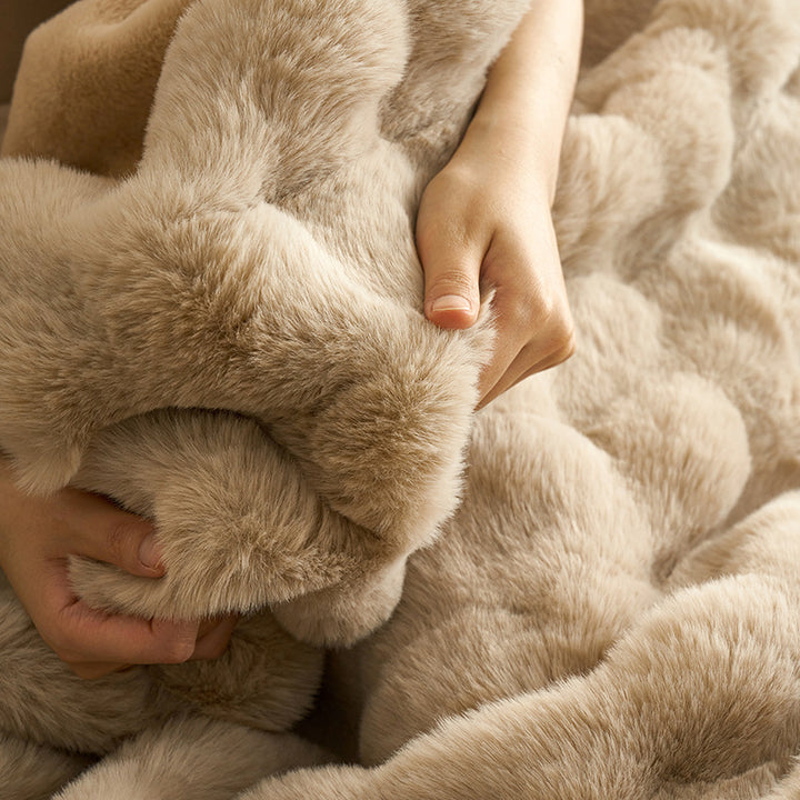 Faux Fur Plush Blanket