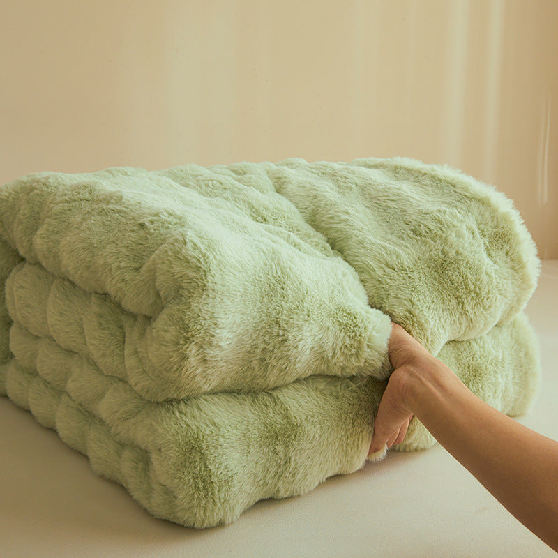 Faux Fur Plush Blanket
