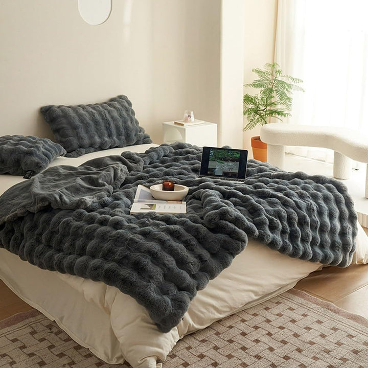 Faux Fur Plush Blanket