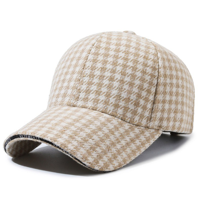 Houndstooth Vintage Cap